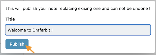 Publish a note - image 2